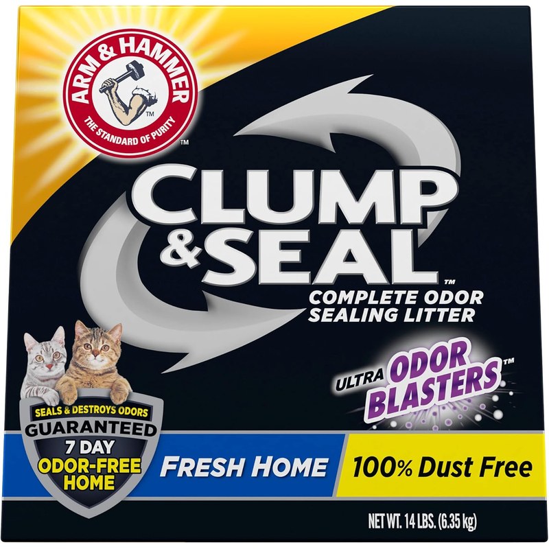 ARM & HAMMER Clump & Seal Cat Litter, Fresh Scent 14lb